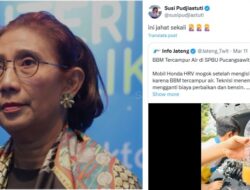 BBM Tercampur Air Rusak Honda HR-V, Respons Menohok Susi Pudjiastuti